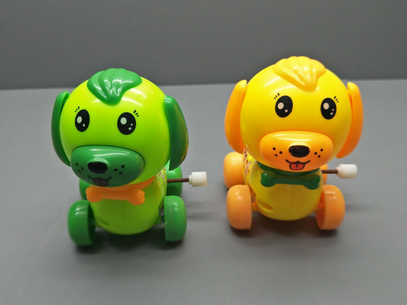 會(huì )動(dòng)會(huì )跑的兒童上鏈發(fā)條狗狗玩具 益智玩具