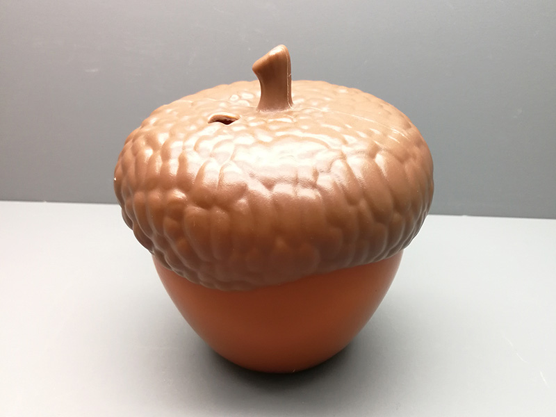 兒童益智玩具吹塑松果&nbsp;可拆卸開(kāi)蓋